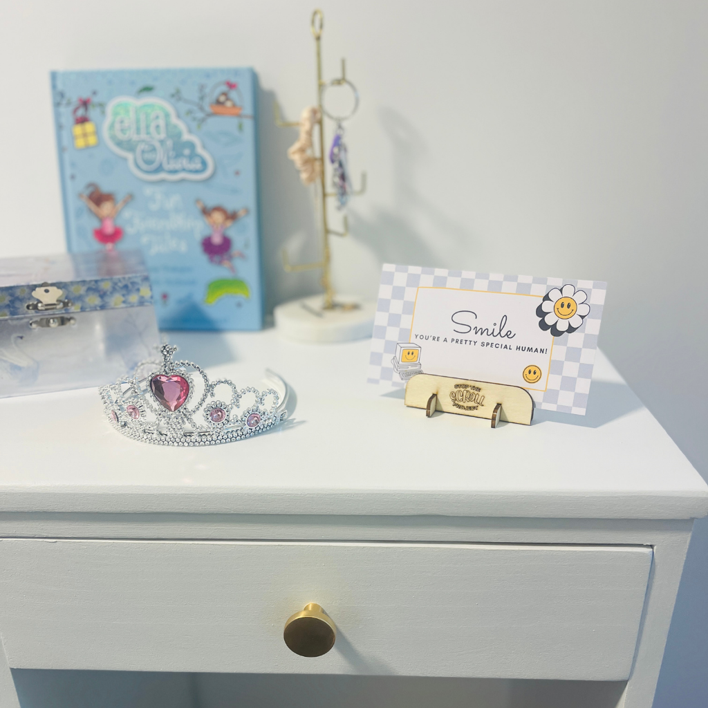 Encouragement card on desk